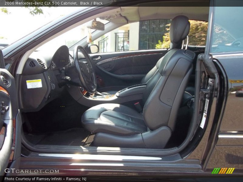 Black / Black 2006 Mercedes-Benz CLK 500 Cabriolet