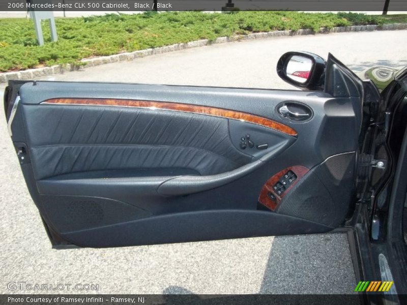 Black / Black 2006 Mercedes-Benz CLK 500 Cabriolet
