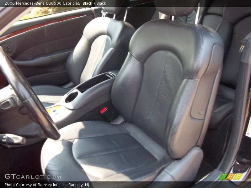 Black / Black 2006 Mercedes-Benz CLK 500 Cabriolet
