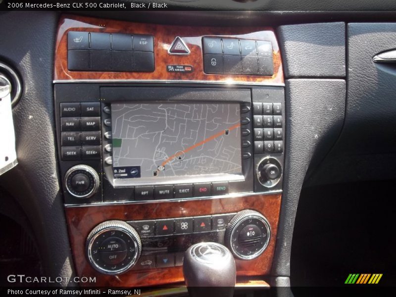 Black / Black 2006 Mercedes-Benz CLK 500 Cabriolet