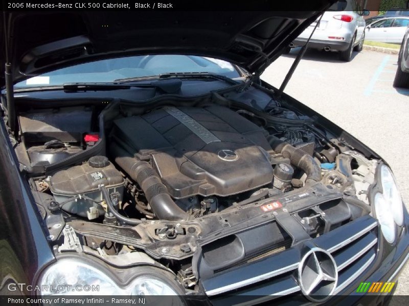 Black / Black 2006 Mercedes-Benz CLK 500 Cabriolet