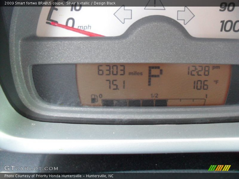 Silver Metallic / Design Black 2009 Smart fortwo BRABUS coupe