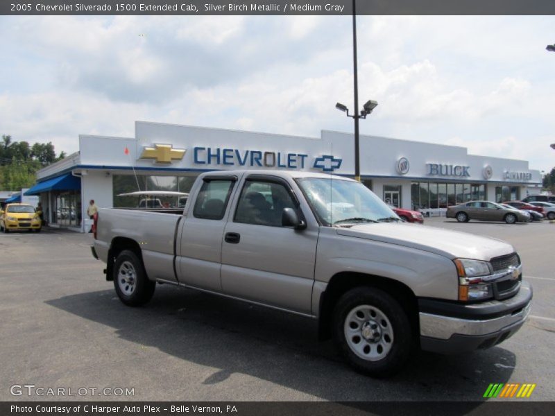 Silver Birch Metallic / Medium Gray 2005 Chevrolet Silverado 1500 Extended Cab