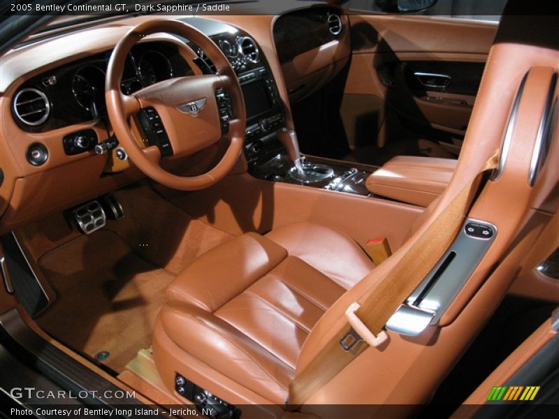 Dark Sapphire / Saddle 2005 Bentley Continental GT