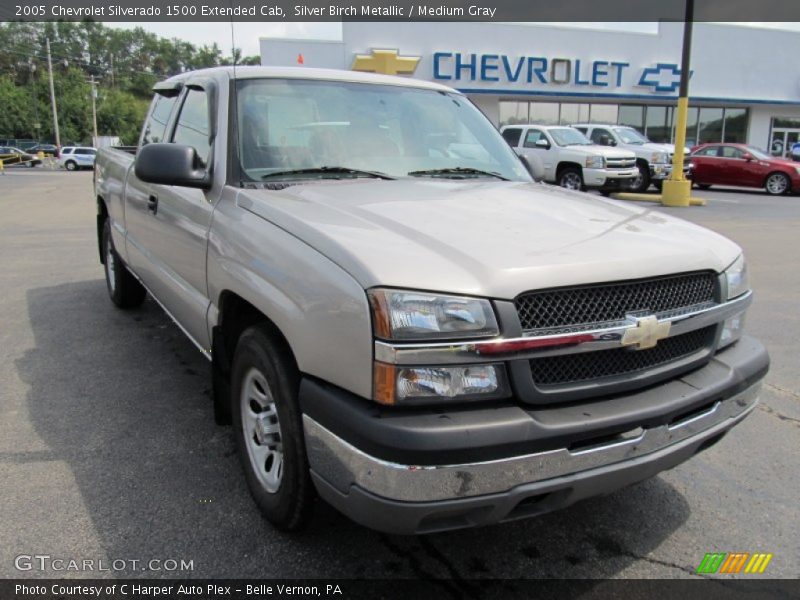 Silver Birch Metallic / Medium Gray 2005 Chevrolet Silverado 1500 Extended Cab