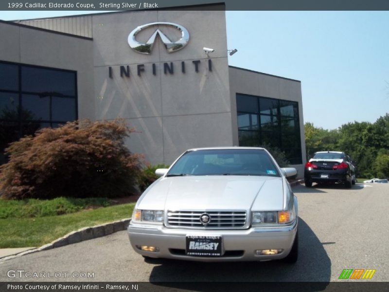 Sterling Silver / Black 1999 Cadillac Eldorado Coupe
