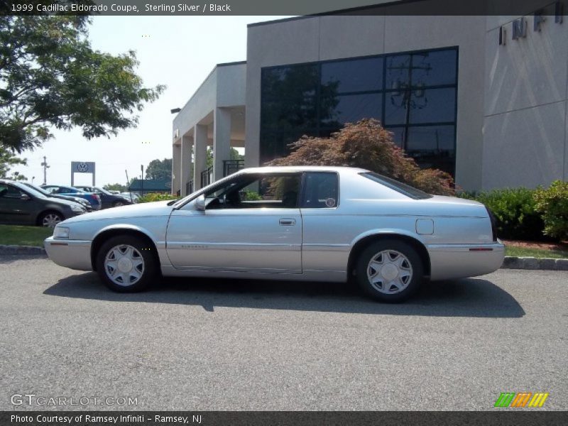 Sterling Silver / Black 1999 Cadillac Eldorado Coupe