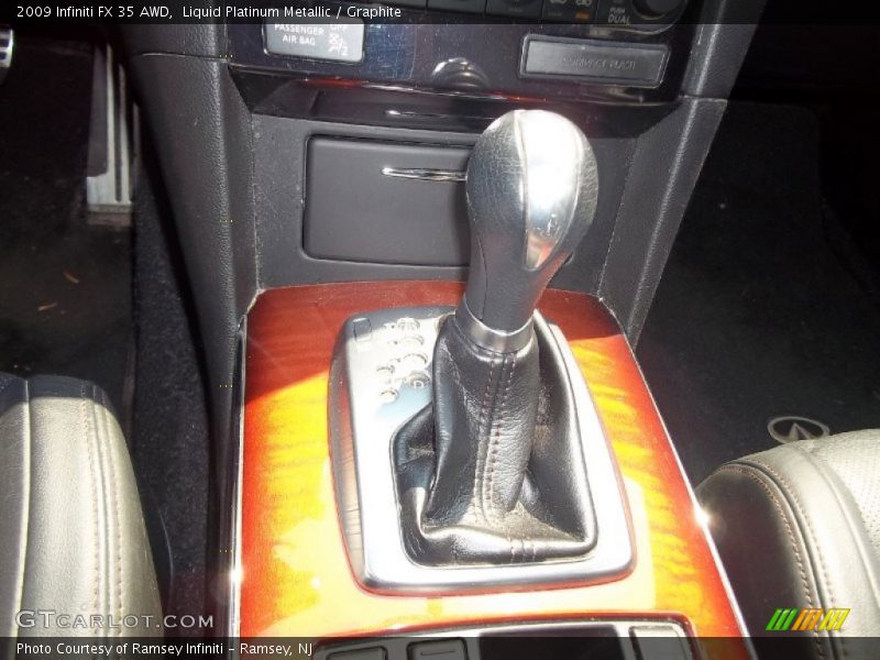 Liquid Platinum Metallic / Graphite 2009 Infiniti FX 35 AWD