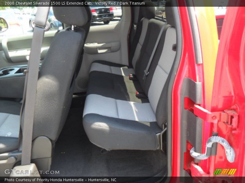 Victory Red / Dark Titanium 2008 Chevrolet Silverado 1500 LS Extended Cab