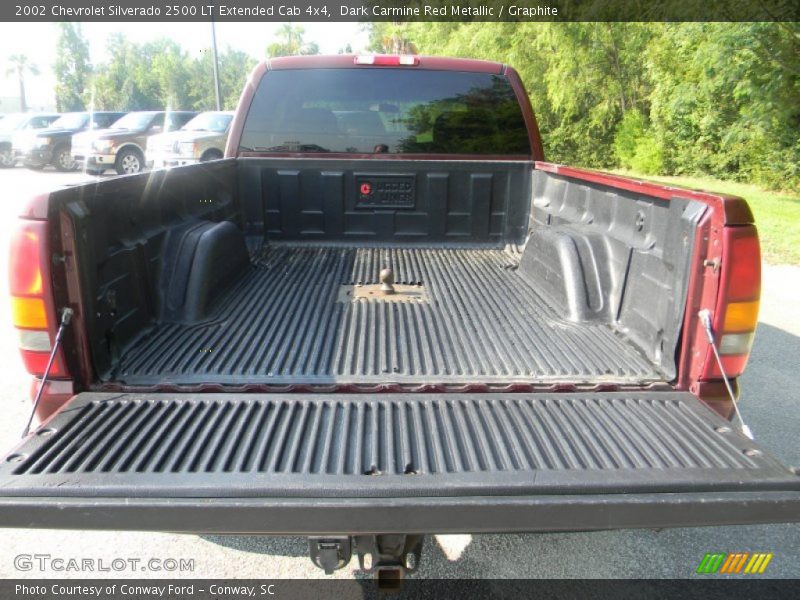 Dark Carmine Red Metallic / Graphite 2002 Chevrolet Silverado 2500 LT Extended Cab 4x4