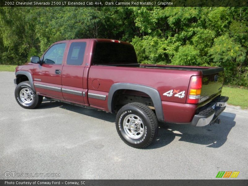  2002 Silverado 2500 LT Extended Cab 4x4 Dark Carmine Red Metallic