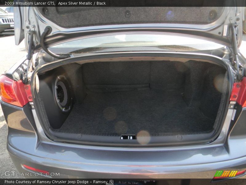 Apex Silver Metallic / Black 2009 Mitsubishi Lancer GTS