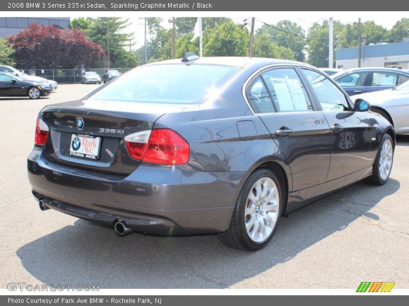 Sparkling Graphite Metallic / Black 2008 BMW 3 Series 335xi Sedan