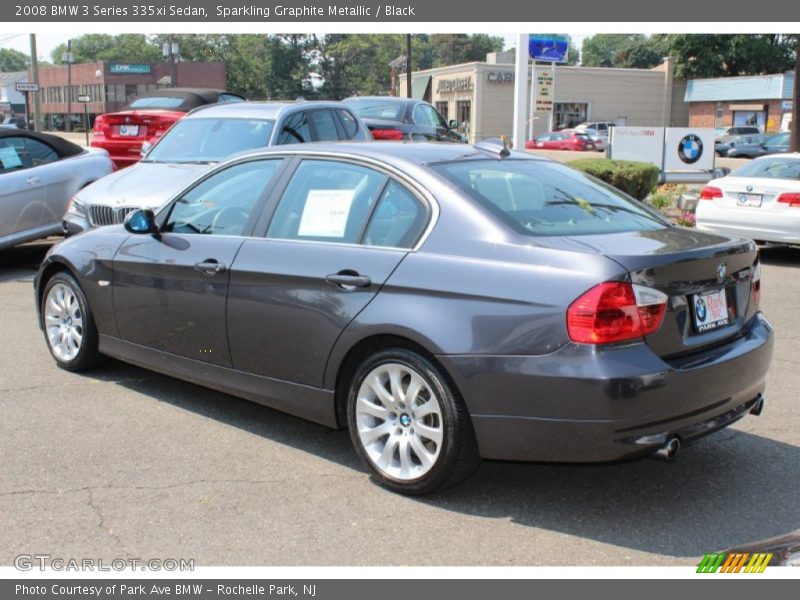 Sparkling Graphite Metallic / Black 2008 BMW 3 Series 335xi Sedan