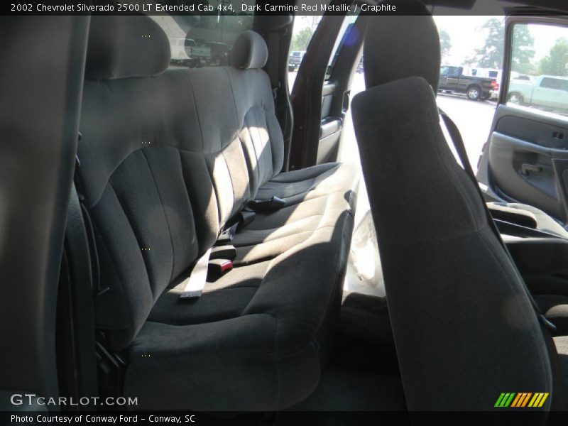 Dark Carmine Red Metallic / Graphite 2002 Chevrolet Silverado 2500 LT Extended Cab 4x4