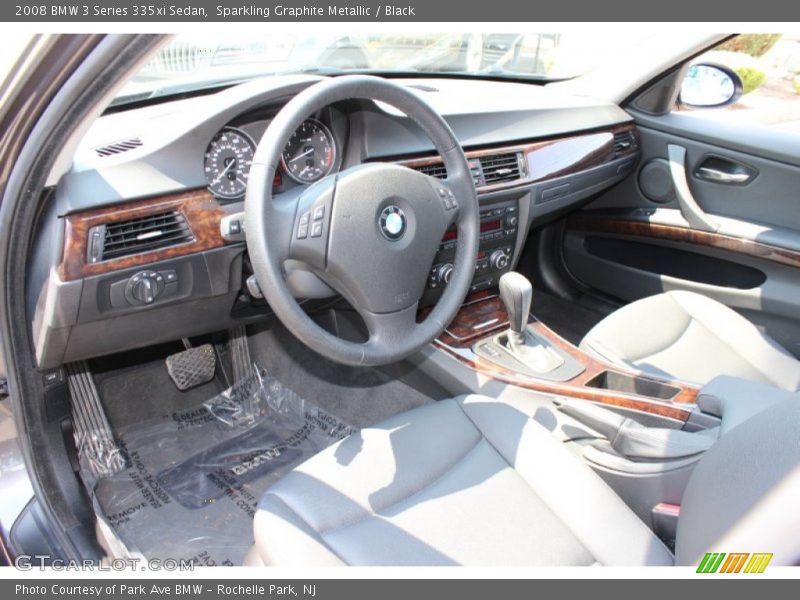Sparkling Graphite Metallic / Black 2008 BMW 3 Series 335xi Sedan