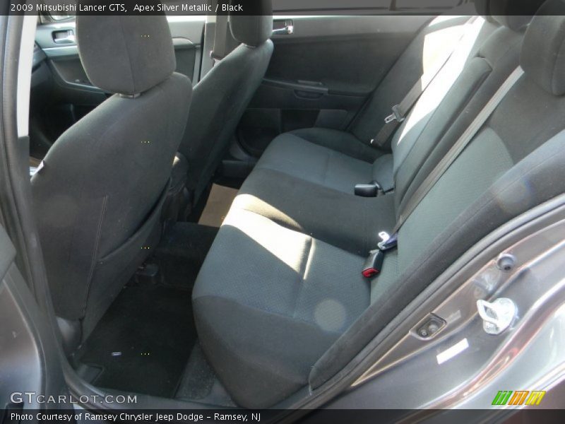 Apex Silver Metallic / Black 2009 Mitsubishi Lancer GTS