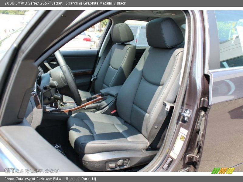 Sparkling Graphite Metallic / Black 2008 BMW 3 Series 335xi Sedan