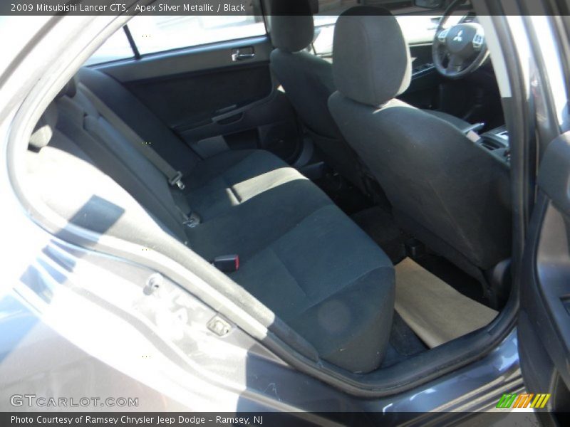 Apex Silver Metallic / Black 2009 Mitsubishi Lancer GTS