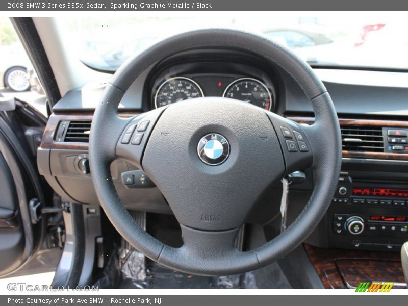 Sparkling Graphite Metallic / Black 2008 BMW 3 Series 335xi Sedan