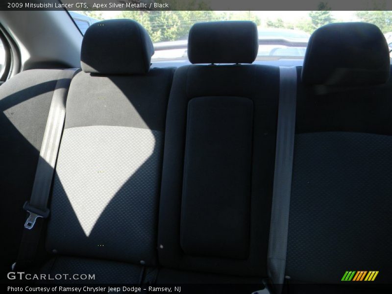 Apex Silver Metallic / Black 2009 Mitsubishi Lancer GTS