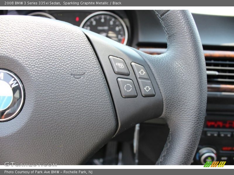 Sparkling Graphite Metallic / Black 2008 BMW 3 Series 335xi Sedan