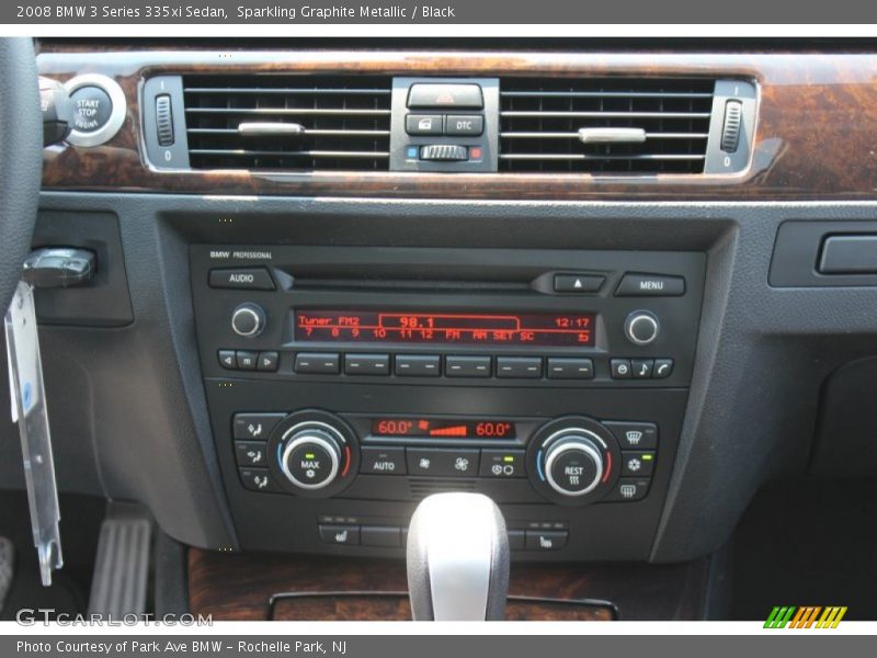 Sparkling Graphite Metallic / Black 2008 BMW 3 Series 335xi Sedan