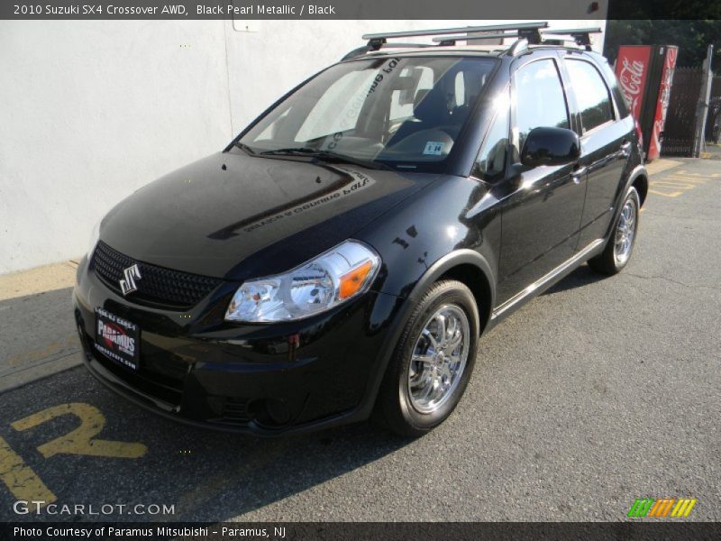 Black Pearl Metallic / Black 2010 Suzuki SX4 Crossover AWD
