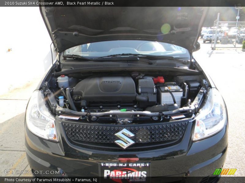 Black Pearl Metallic / Black 2010 Suzuki SX4 Crossover AWD