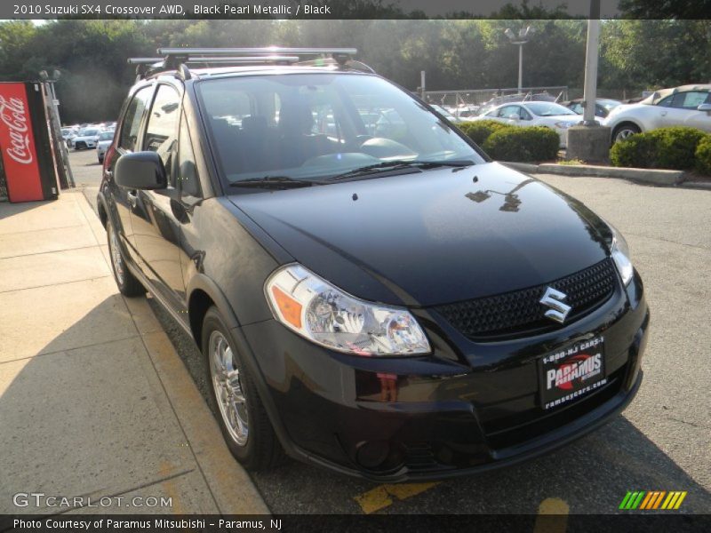 Black Pearl Metallic / Black 2010 Suzuki SX4 Crossover AWD