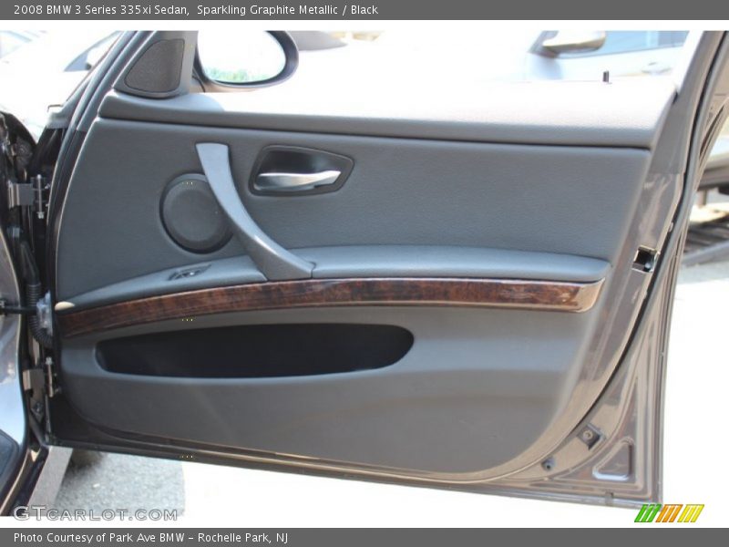 Sparkling Graphite Metallic / Black 2008 BMW 3 Series 335xi Sedan