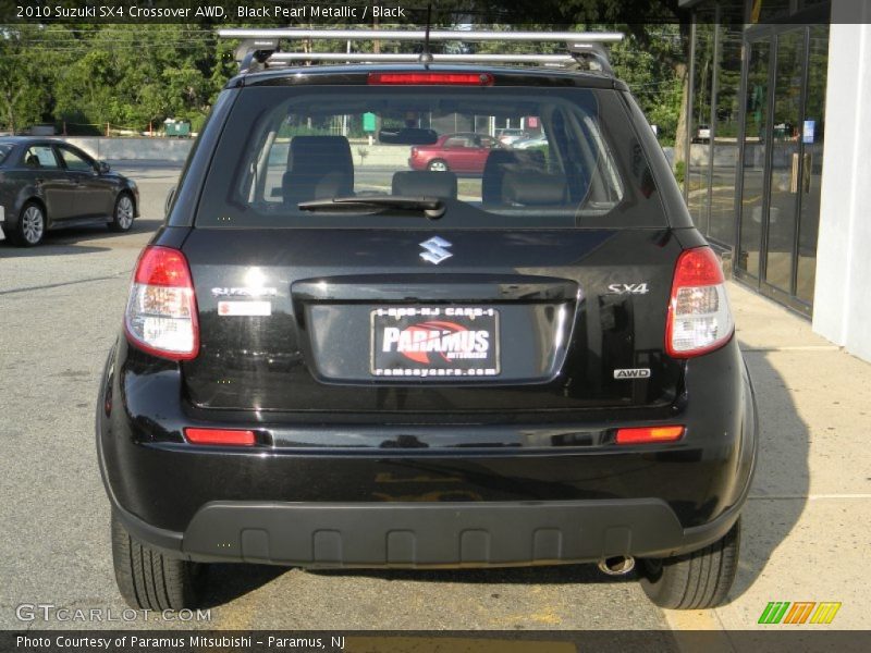 Black Pearl Metallic / Black 2010 Suzuki SX4 Crossover AWD