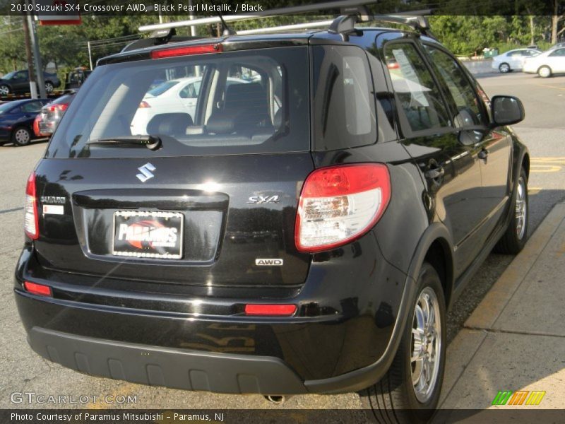 Black Pearl Metallic / Black 2010 Suzuki SX4 Crossover AWD