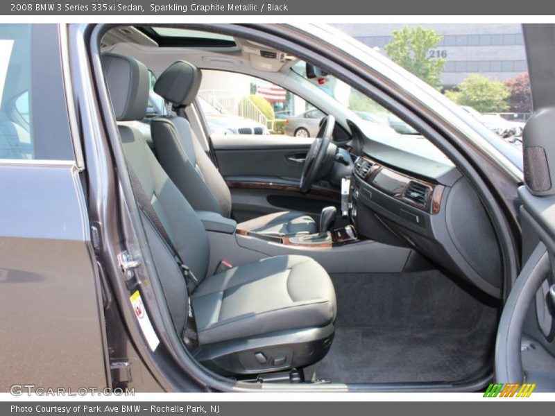 Sparkling Graphite Metallic / Black 2008 BMW 3 Series 335xi Sedan