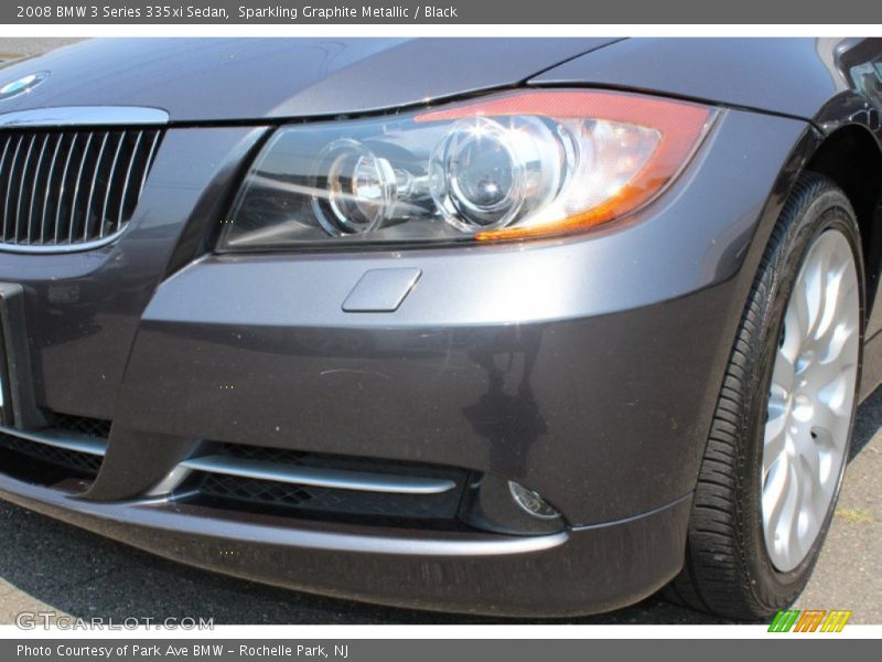 Sparkling Graphite Metallic / Black 2008 BMW 3 Series 335xi Sedan