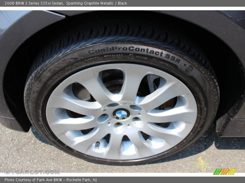 Sparkling Graphite Metallic / Black 2008 BMW 3 Series 335xi Sedan