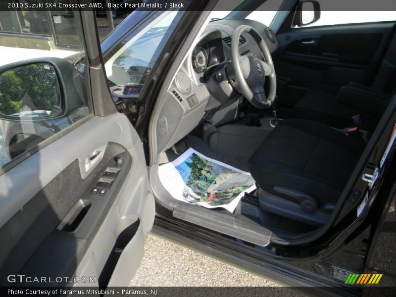 Black Pearl Metallic / Black 2010 Suzuki SX4 Crossover AWD