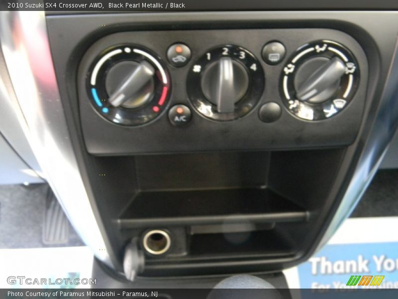 Black Pearl Metallic / Black 2010 Suzuki SX4 Crossover AWD
