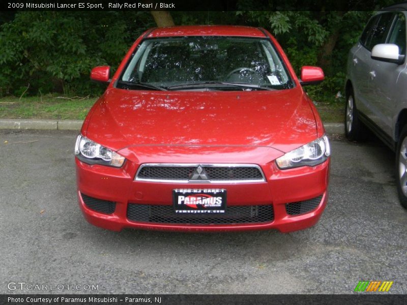 Rally Red Pearl / Black 2009 Mitsubishi Lancer ES Sport
