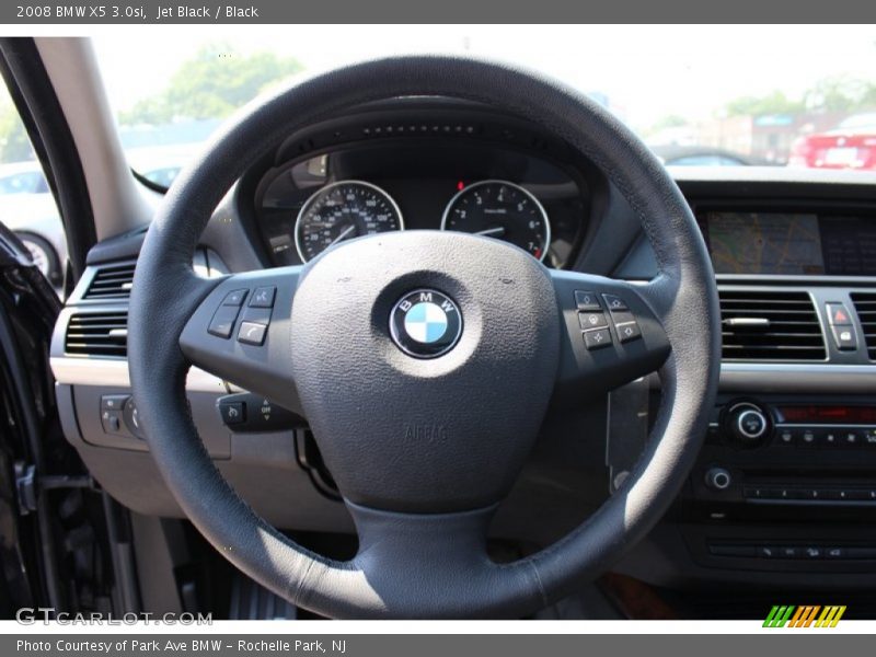 Jet Black / Black 2008 BMW X5 3.0si