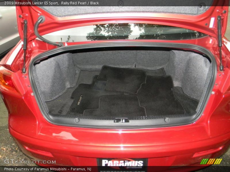 Rally Red Pearl / Black 2009 Mitsubishi Lancer ES Sport