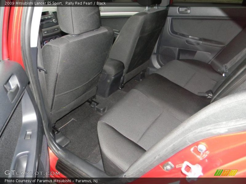 Rally Red Pearl / Black 2009 Mitsubishi Lancer ES Sport