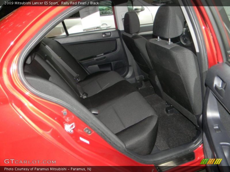 Rally Red Pearl / Black 2009 Mitsubishi Lancer ES Sport