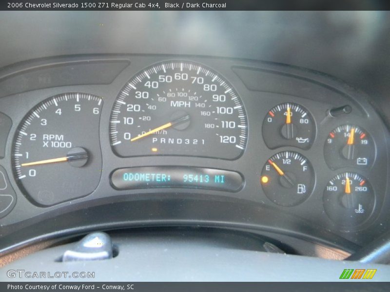 Black / Dark Charcoal 2006 Chevrolet Silverado 1500 Z71 Regular Cab 4x4