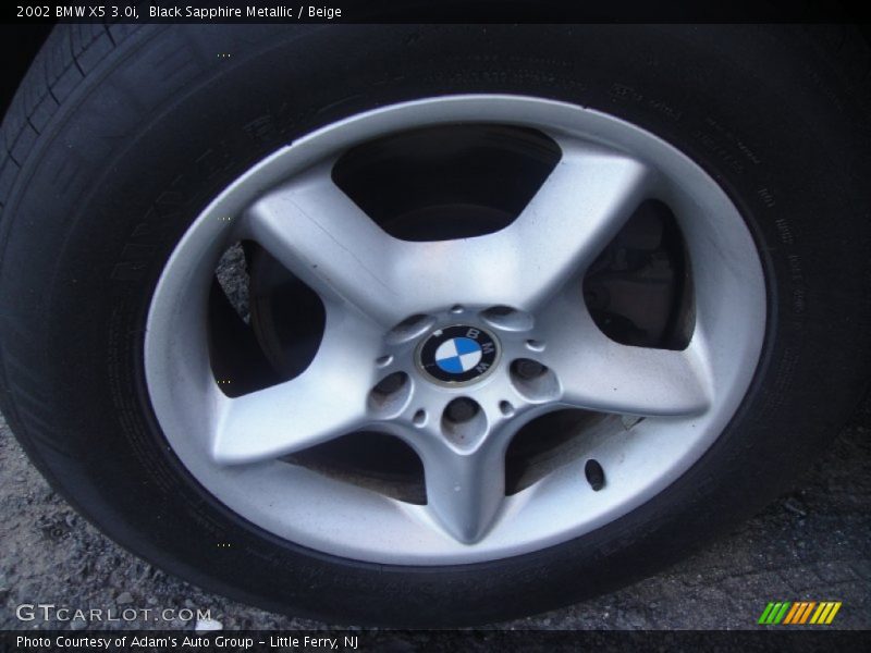 Black Sapphire Metallic / Beige 2002 BMW X5 3.0i