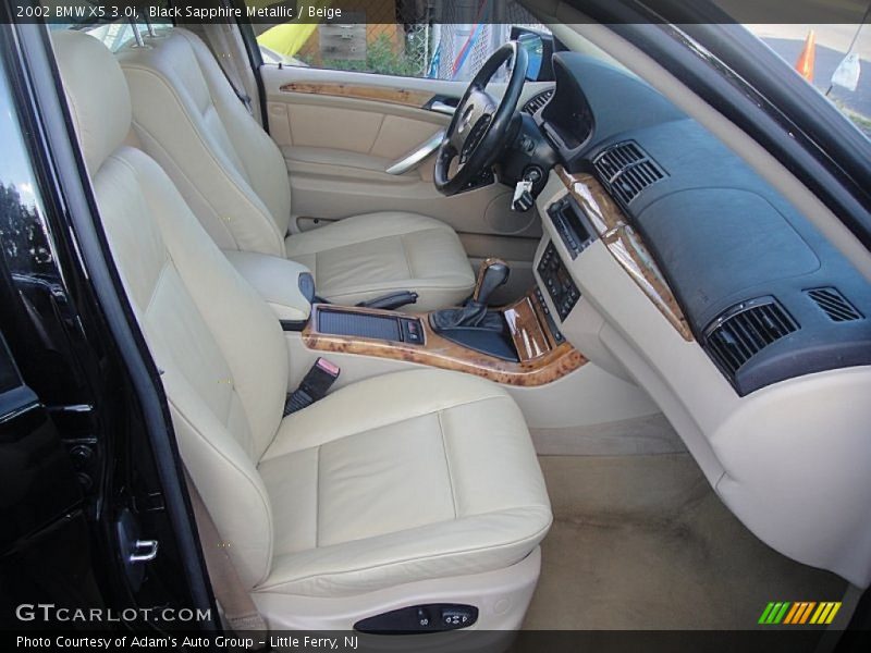 Black Sapphire Metallic / Beige 2002 BMW X5 3.0i