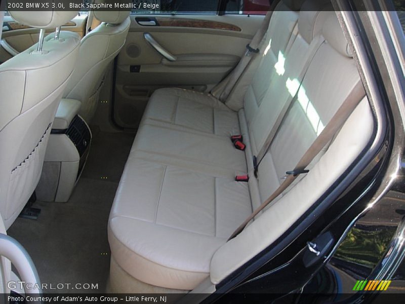 Black Sapphire Metallic / Beige 2002 BMW X5 3.0i