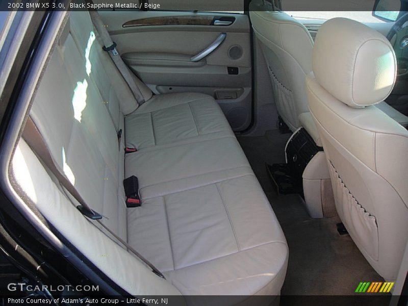 Black Sapphire Metallic / Beige 2002 BMW X5 3.0i