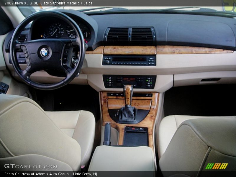 Black Sapphire Metallic / Beige 2002 BMW X5 3.0i