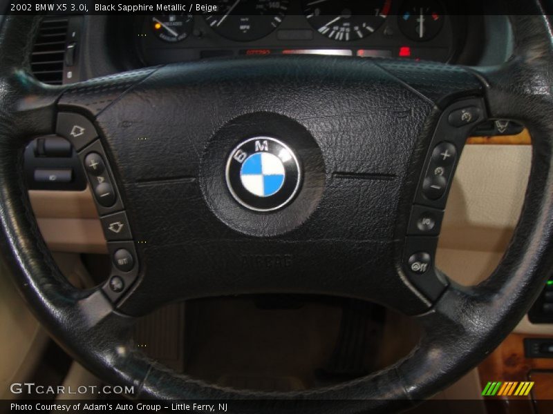 Black Sapphire Metallic / Beige 2002 BMW X5 3.0i